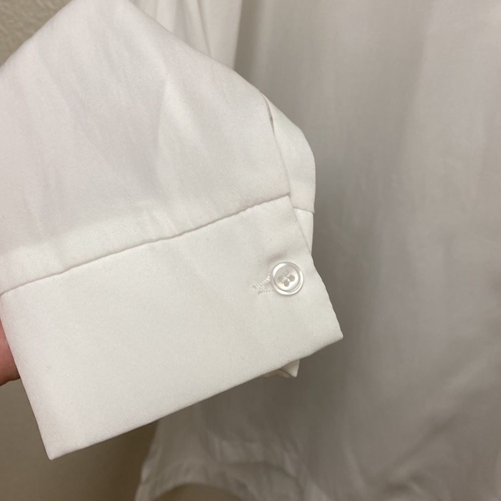 Sen Split Neck Blouse Medium - image 5